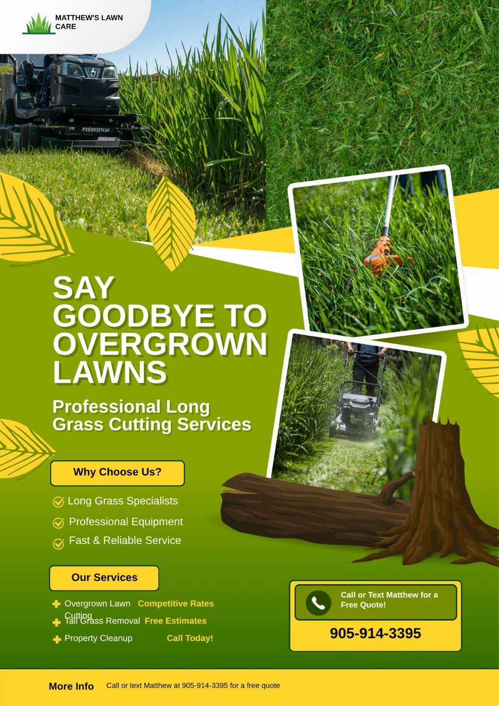 Matthew's Grass Cutting Services