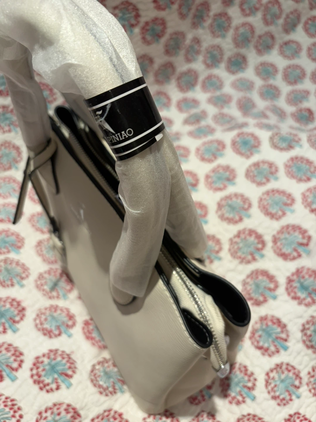 👜 NEW Elegant Cream Leather Crossbody and Tote Bag - photo 3