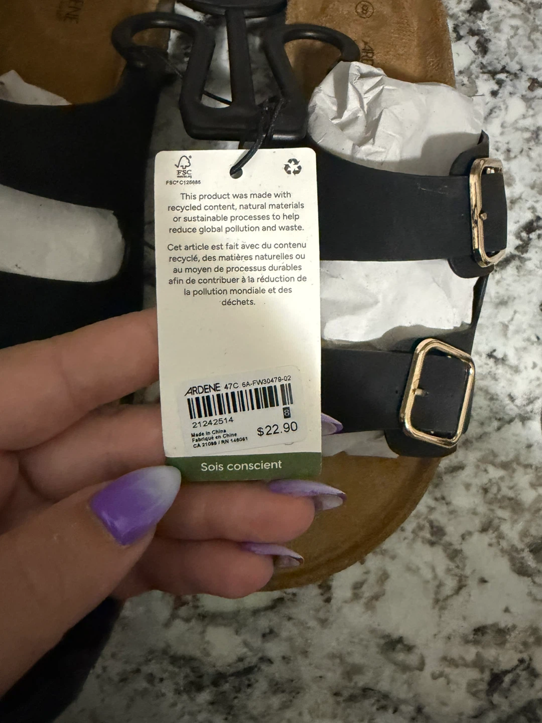 Ardene Collective Black Comfort Foam Slides - photo 3