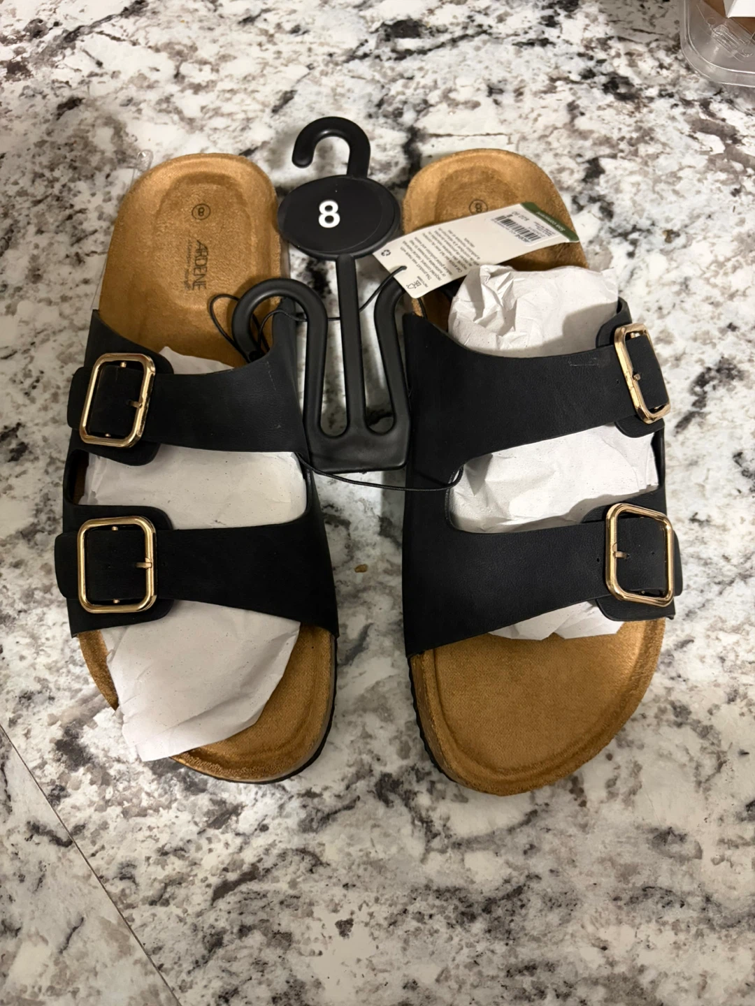 Ardene Collective Black Comfort Foam Slides