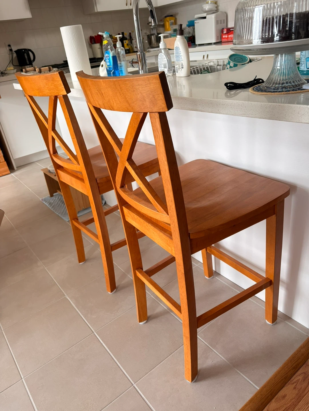 Wooden Bar Stools (Set of 2) - photo 3