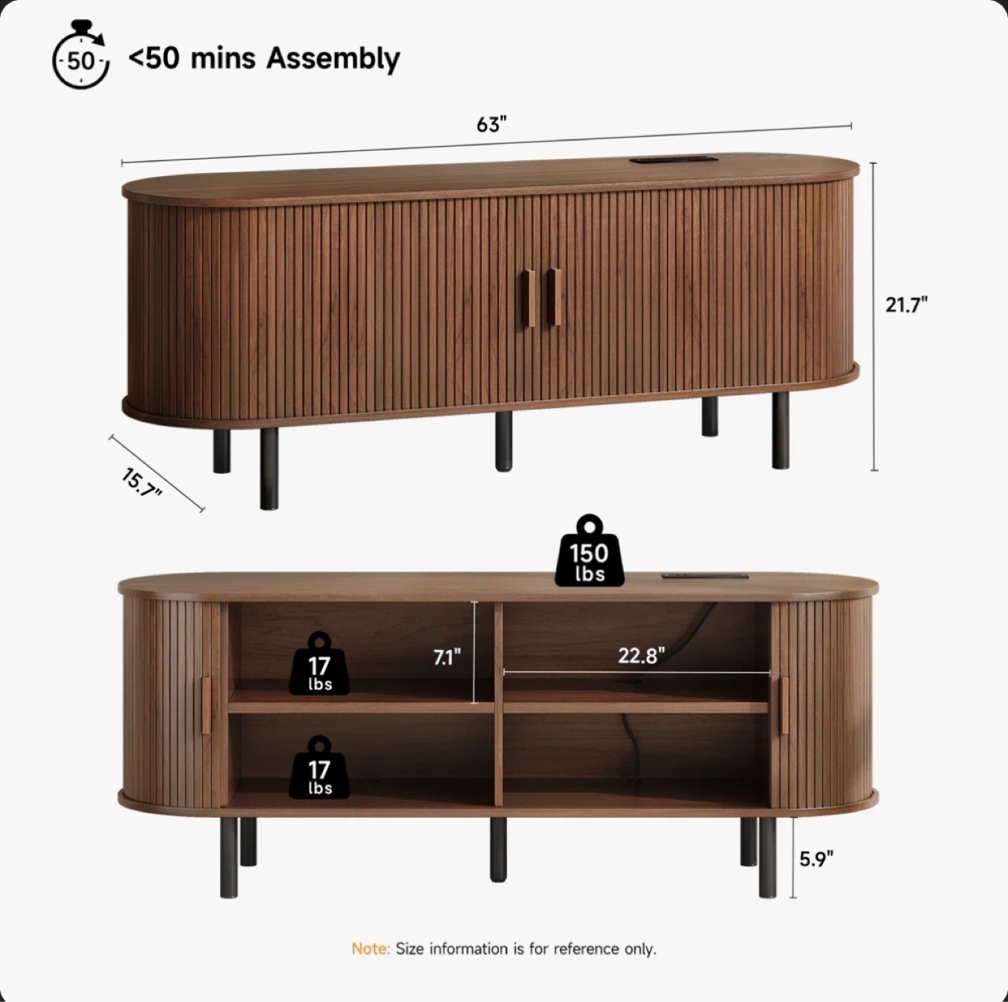 Modern TV Stand / Media Console - photo 3