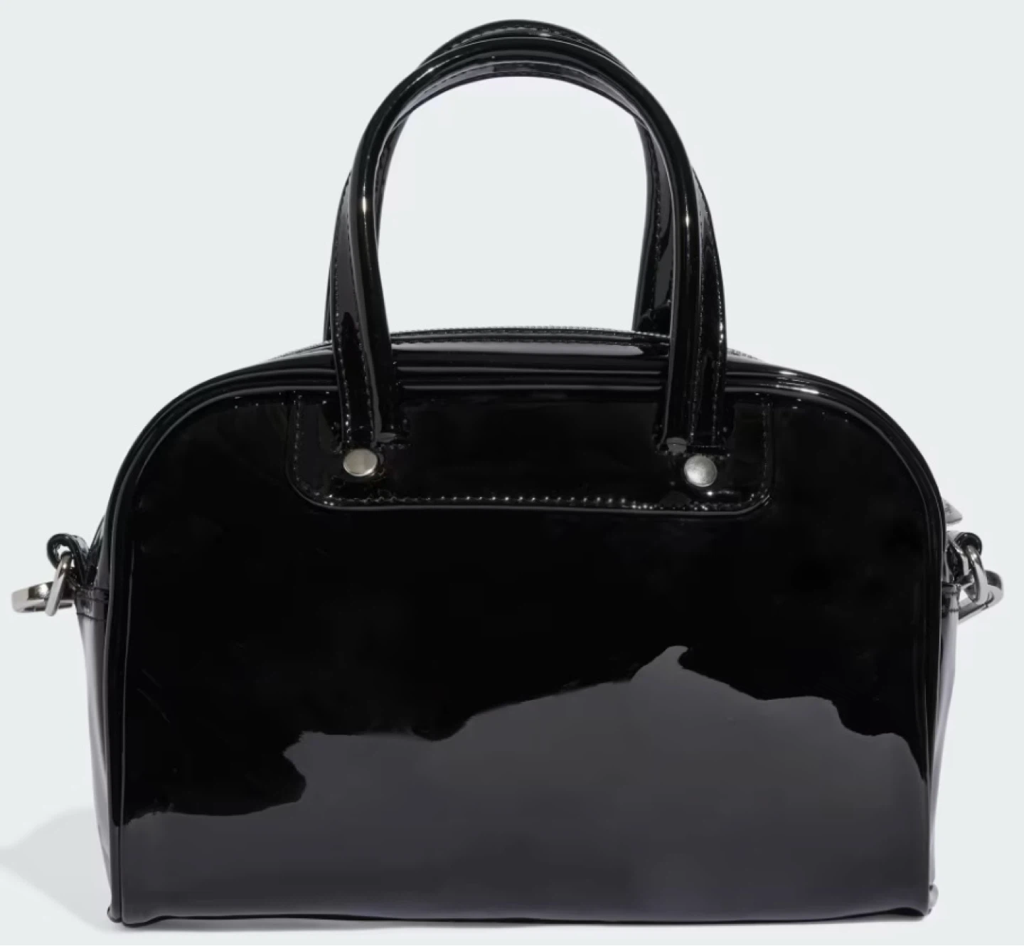 Adidas Black Patent Mini Duffle Bag - photo 2