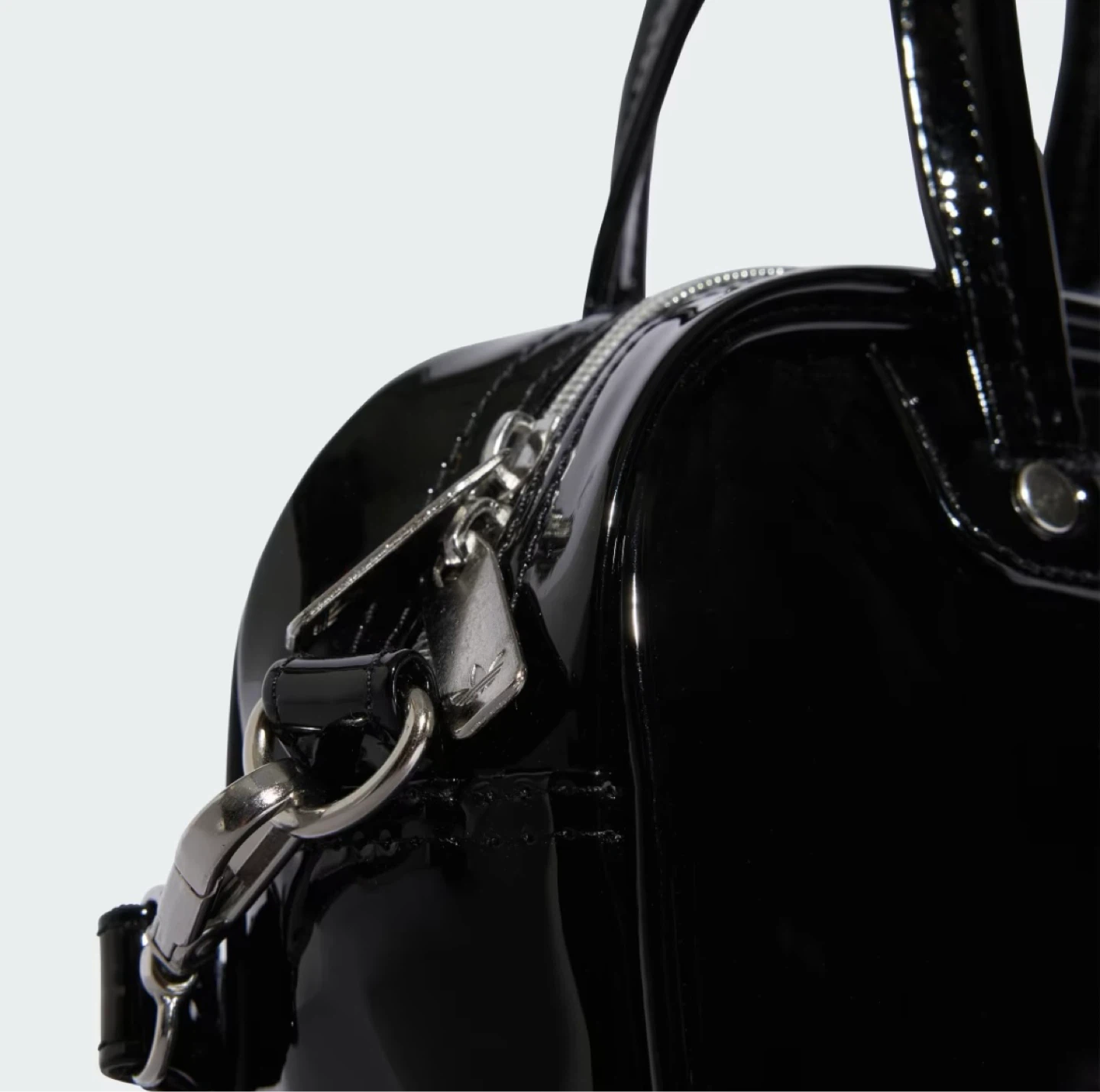 Adidas Black Patent Mini Duffle Bag - photo 3