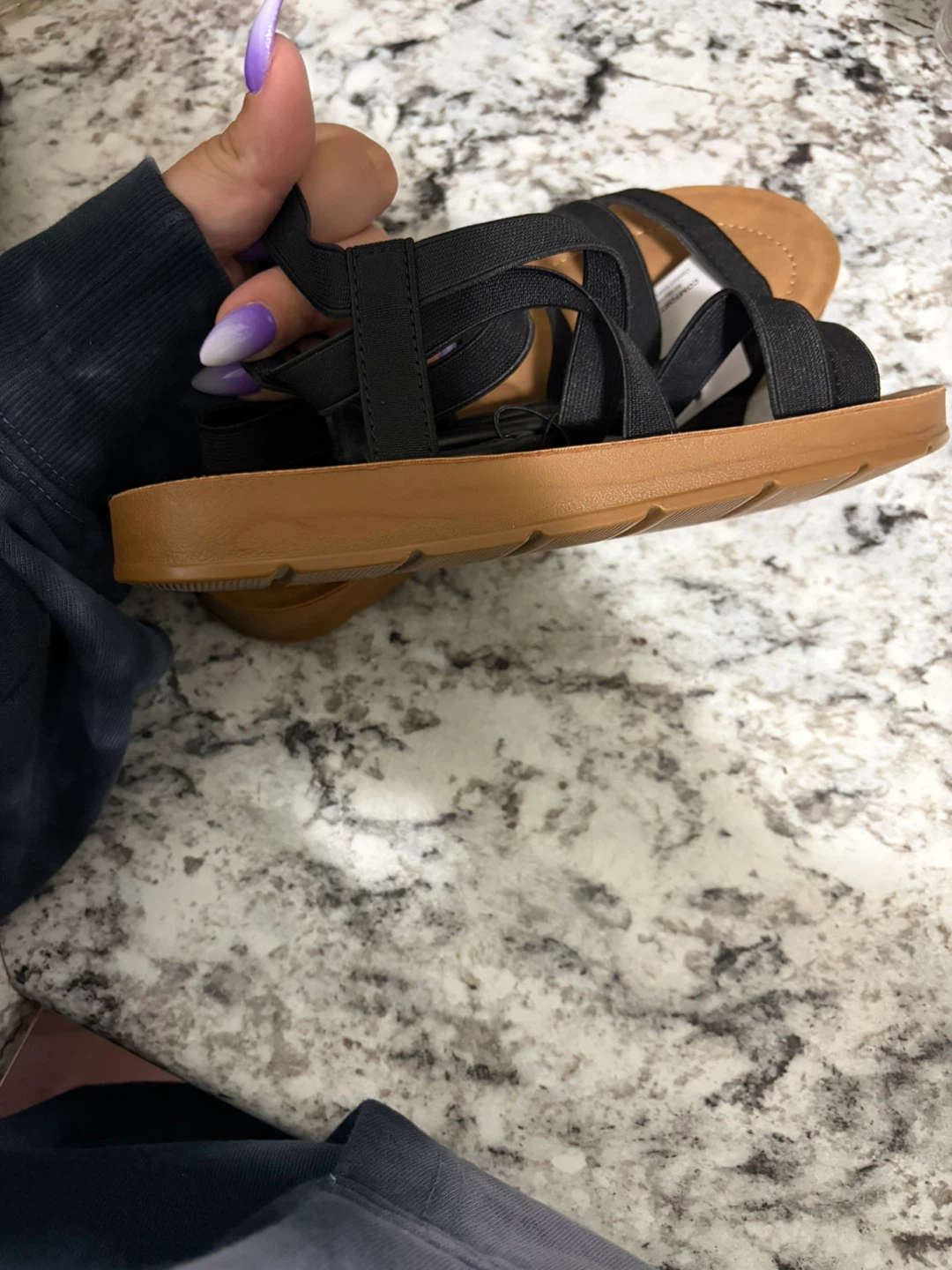 Ardene Black Comfort Foam Sandals - photo 5