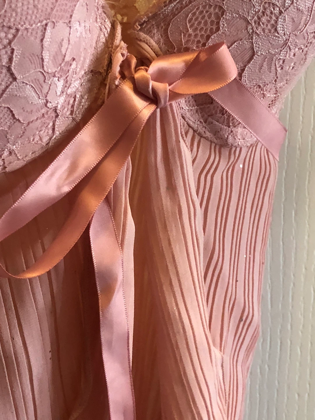 NEW Marilyn Monroe Pink Lace Babydoll Lingerie - Size M - photo 5