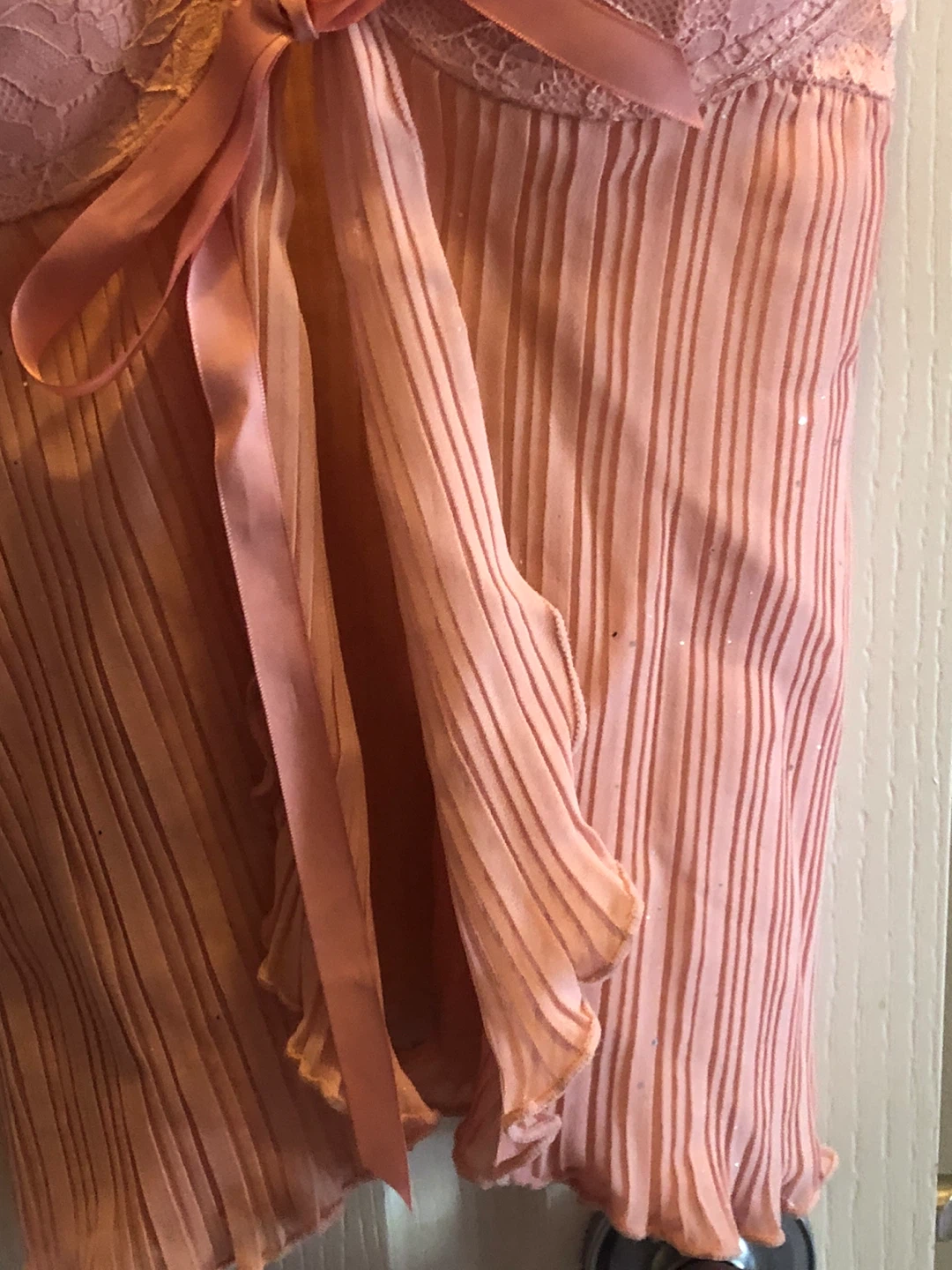 NEW Marilyn Monroe Pink Lace Babydoll Lingerie - Size M - photo 4