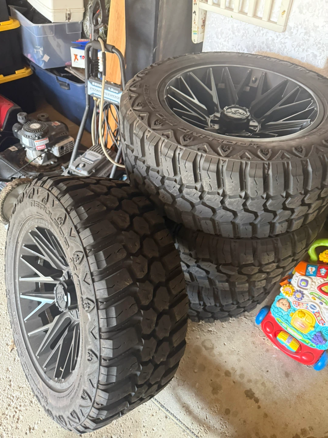 Fuel Off-Road Gripper M/T Tires with RBP Wheels - Set of 4 - photo 2