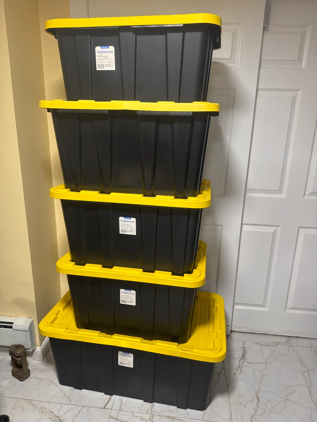 Brightroom Heavy Duty Storage Totes (Set of 4)