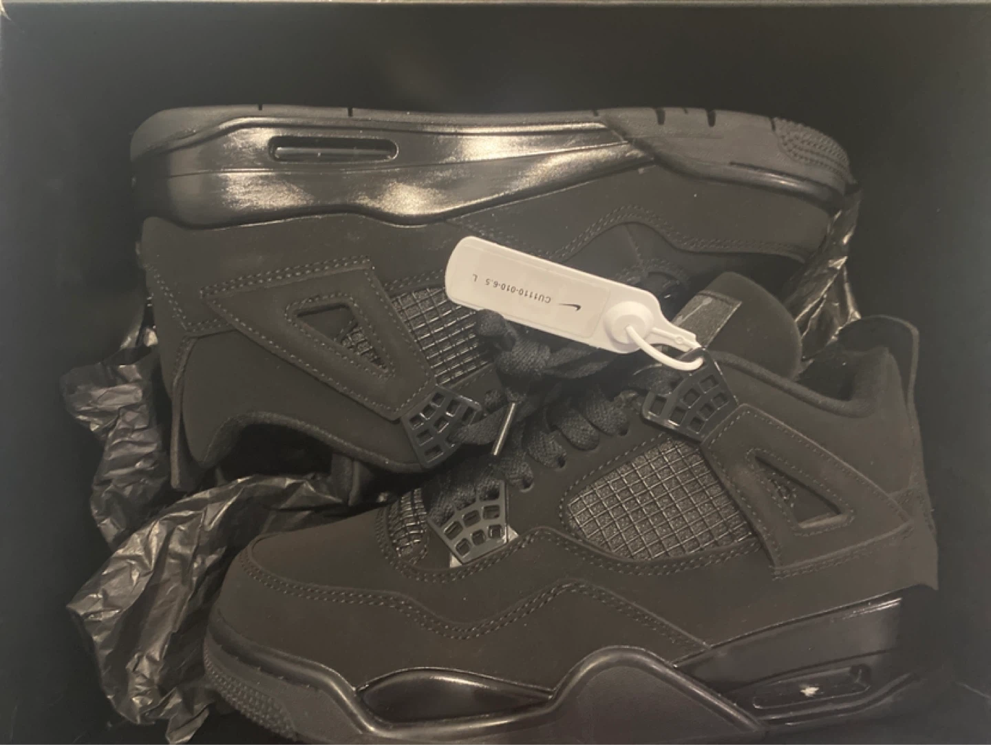 REP Nike Jordan 4 Black Cats