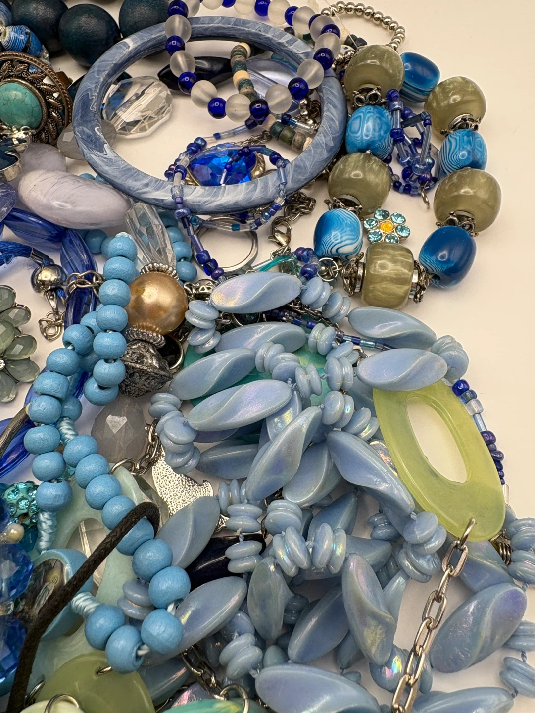 Blue Vintage Jewelry For Craft 500g - photo 5