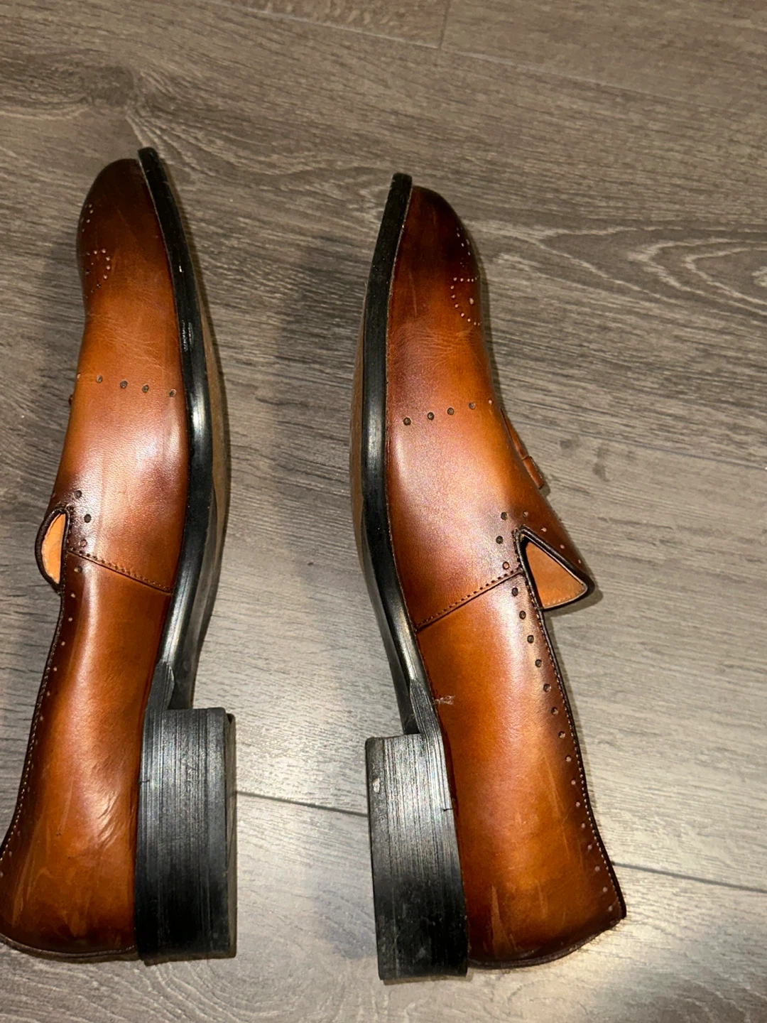 Paul Smith Men's Brown Leather Tassel Loafers - photo 2