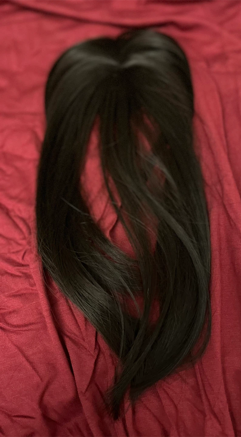 Dark Brown Hair Topper Clip-in - photo 3