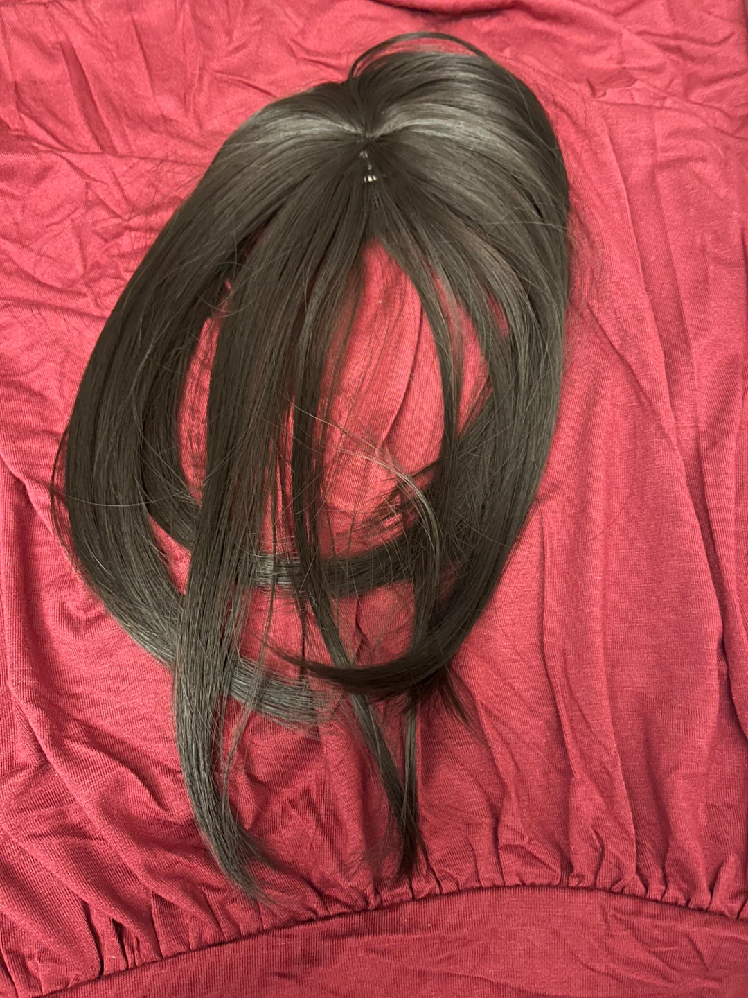 Dark Brown Hair Topper Clip-in