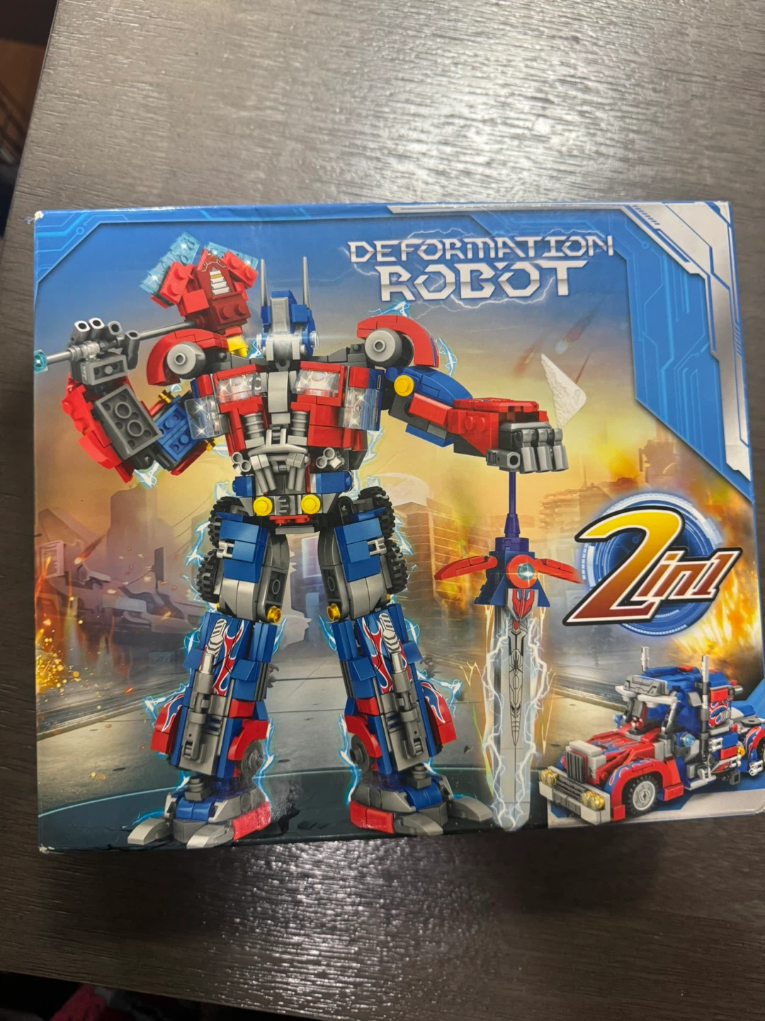 Deformation Robot Building Blocks Toy - photo 3