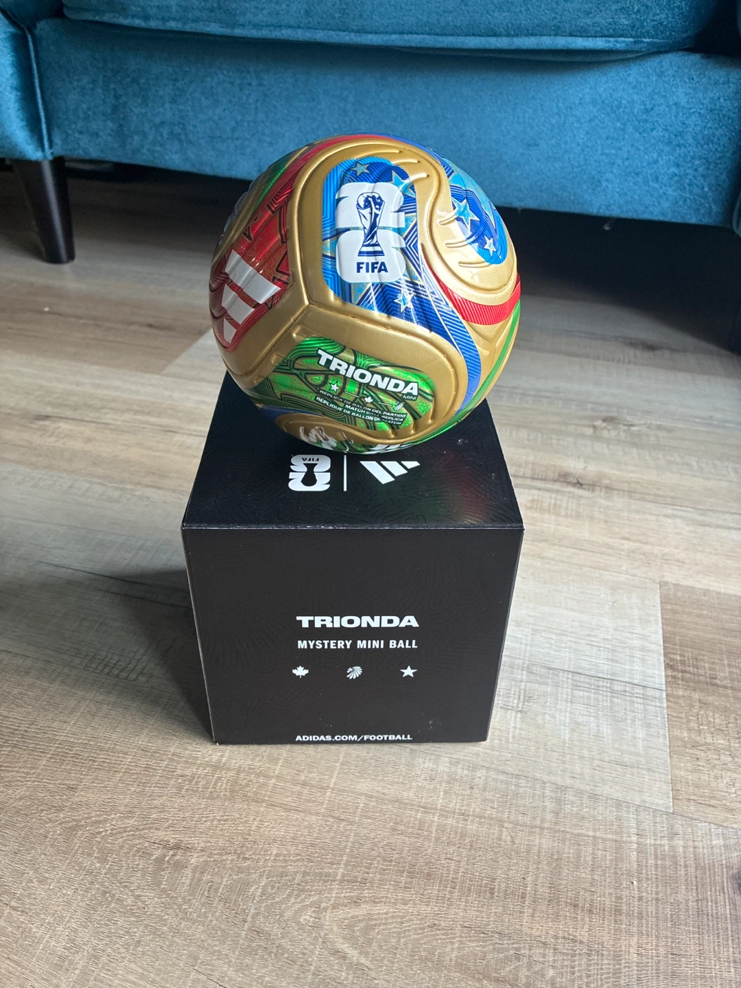 RARE GOLD PULL— Adidas Trionda Mystery Mini Ball (FIFA Edition)