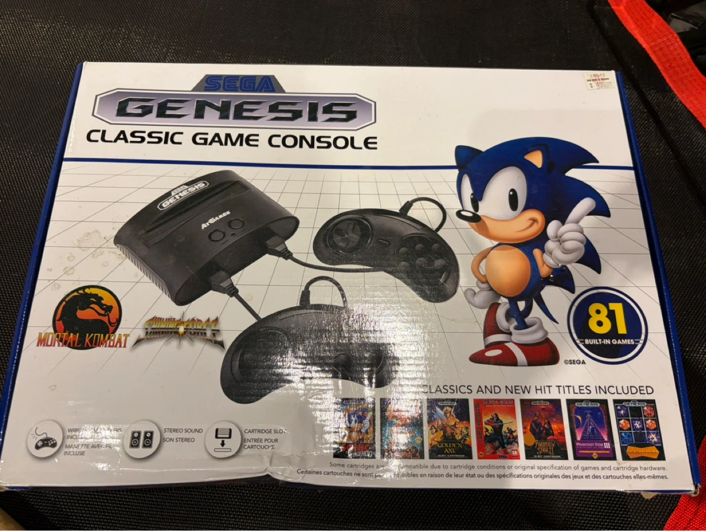 Sega Genesis Classic Game Console with 81 Built-In Games