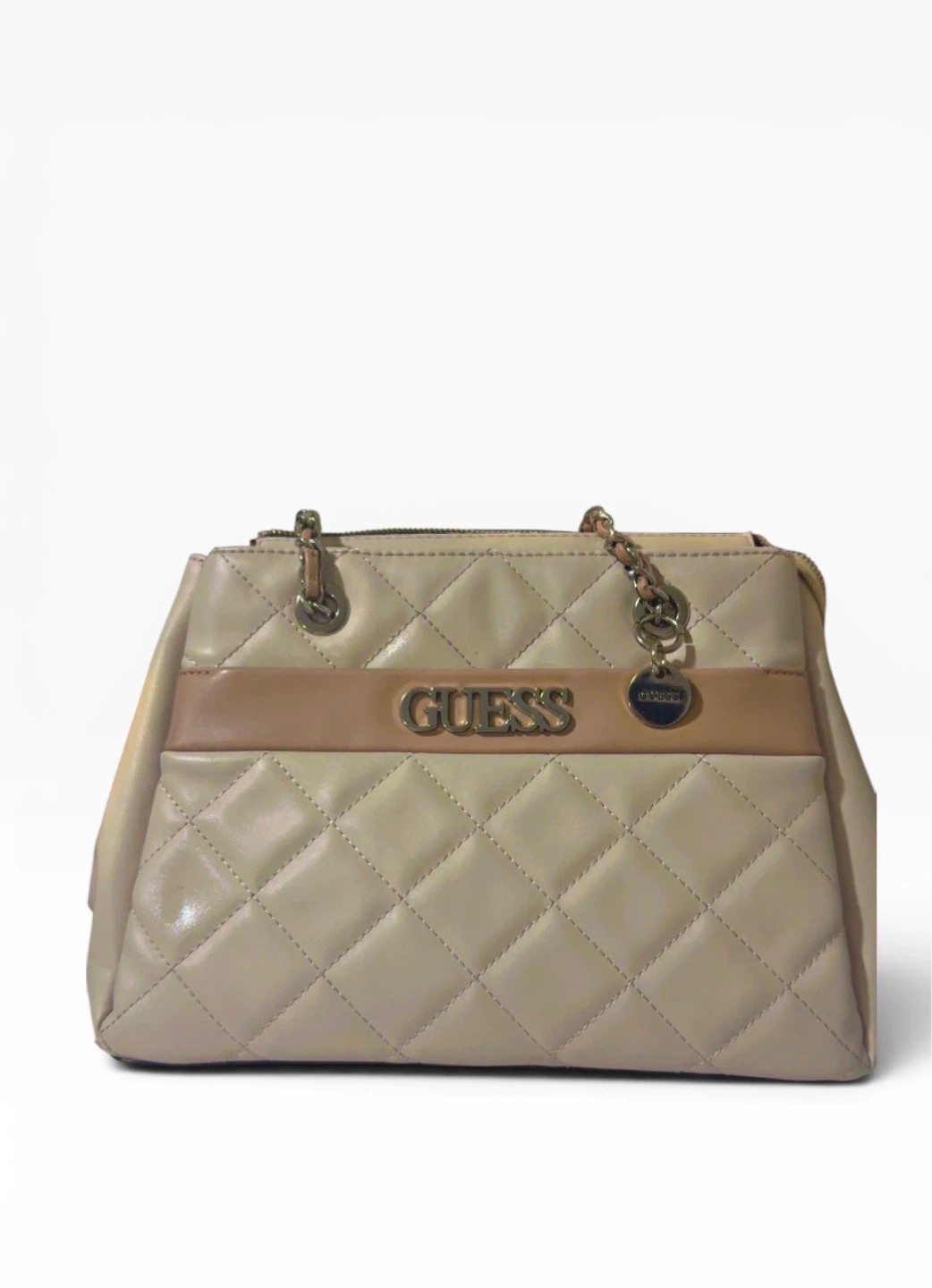 Guess Quilted Satchel Handbag - photo 2