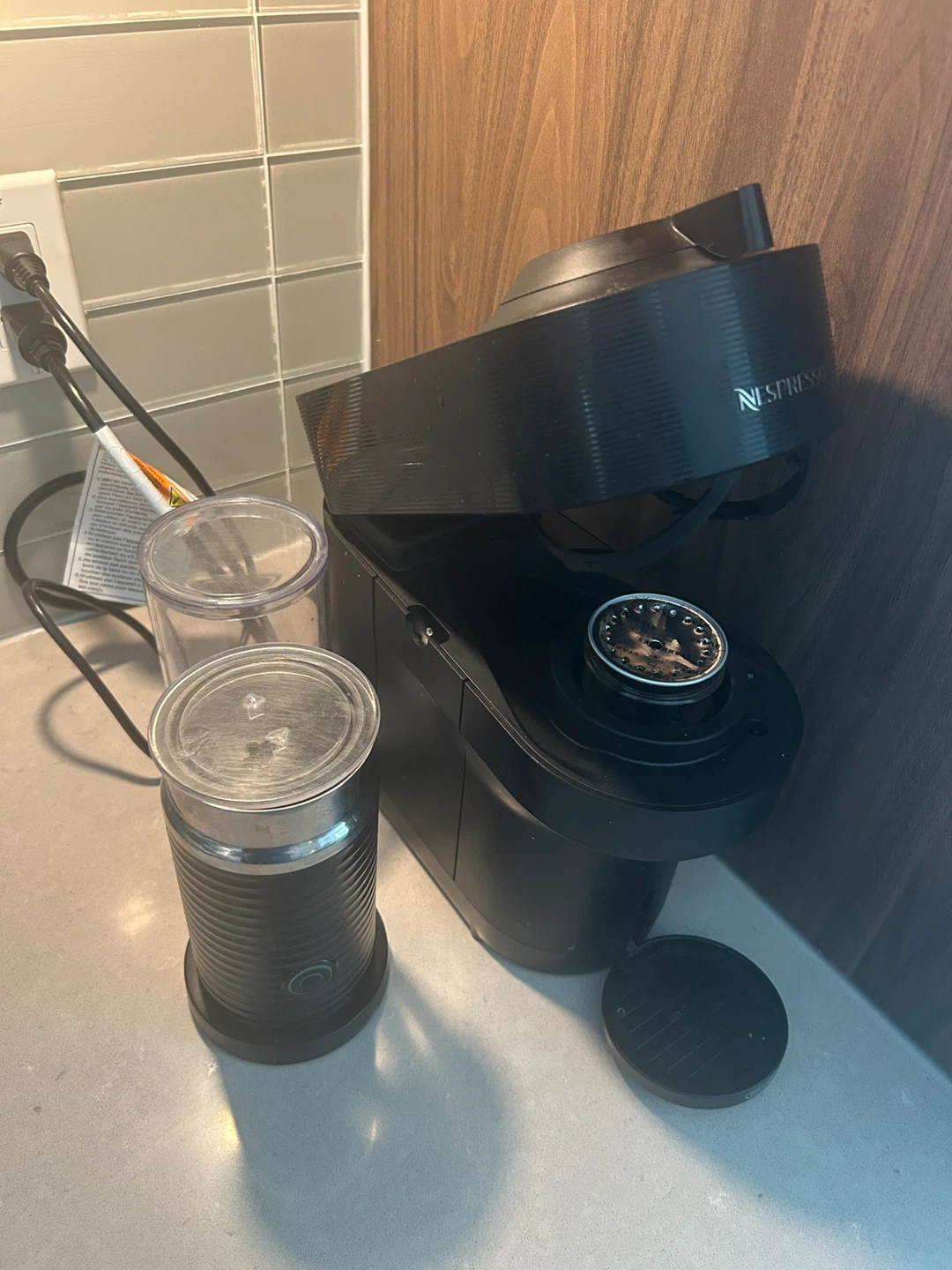 Nespresso VertuoPlus Coffee Machine with Aeroccino Milk Frother - photo 2