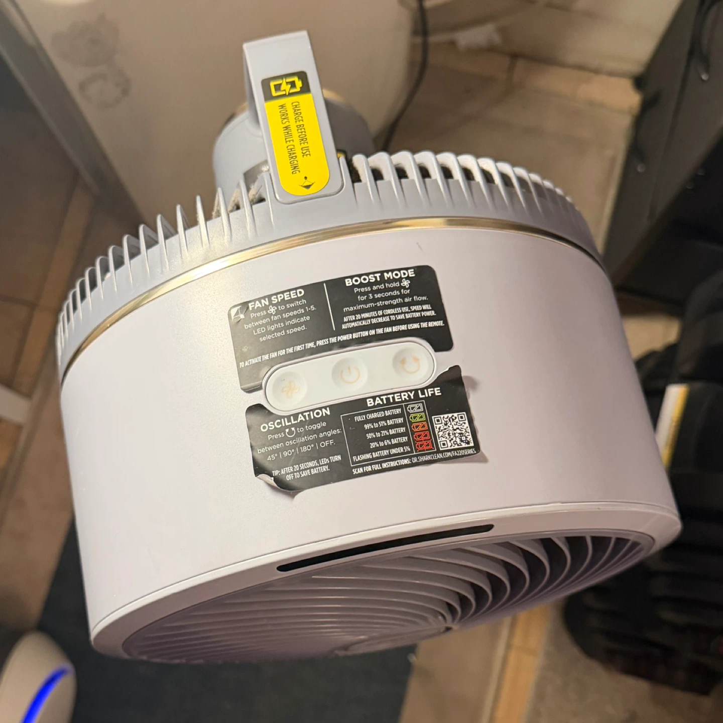 Shark FlexBreeze Indoor/Outdoor Cordless Fan - photo 3