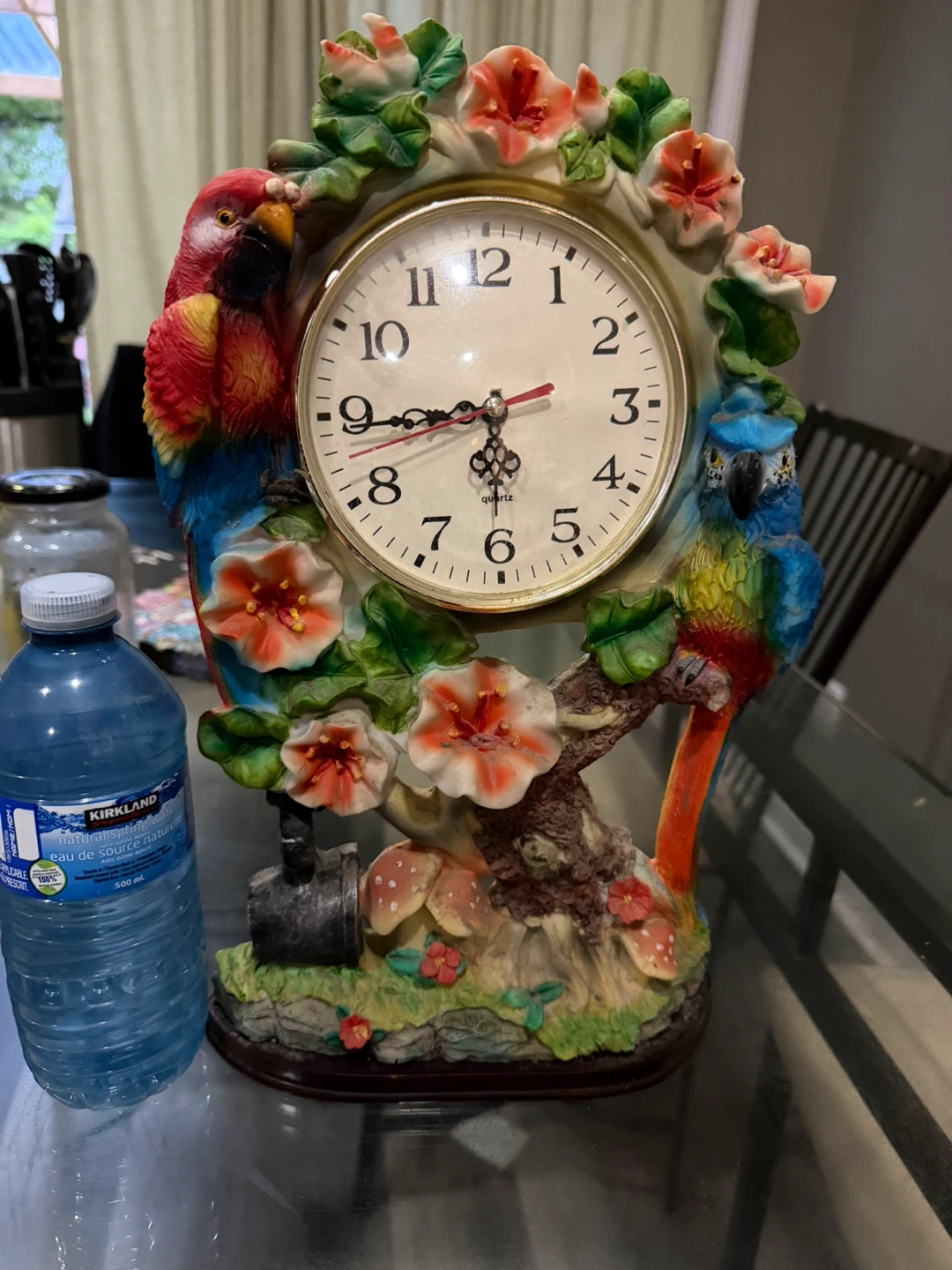 Parrot Themed Quartz Table Clock - photo 5