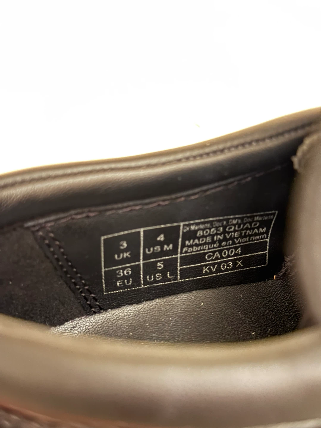Dr. Martens Black Leather Shoes size 5 - photo 3