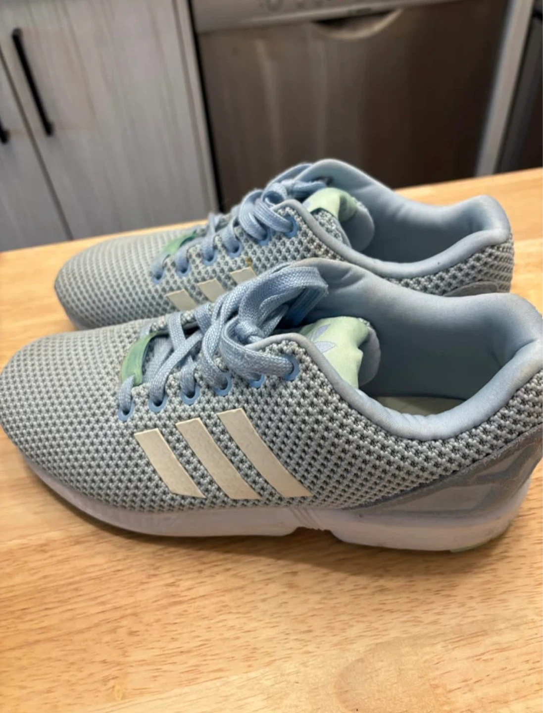 Adidas Torsion Running Shoes - Light Blue - photo 3