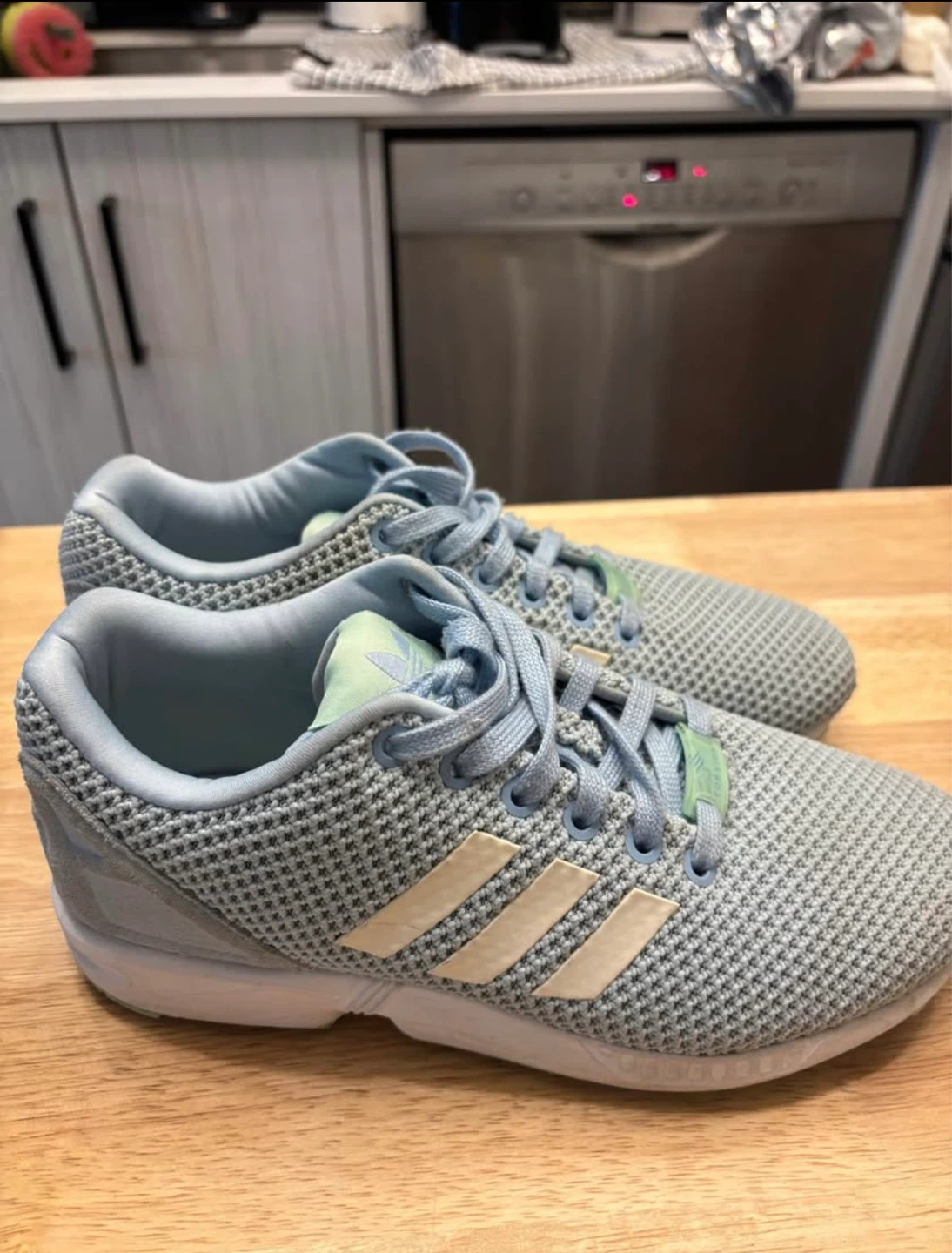 Adidas Torsion Running Shoes - Light Blue - photo 2