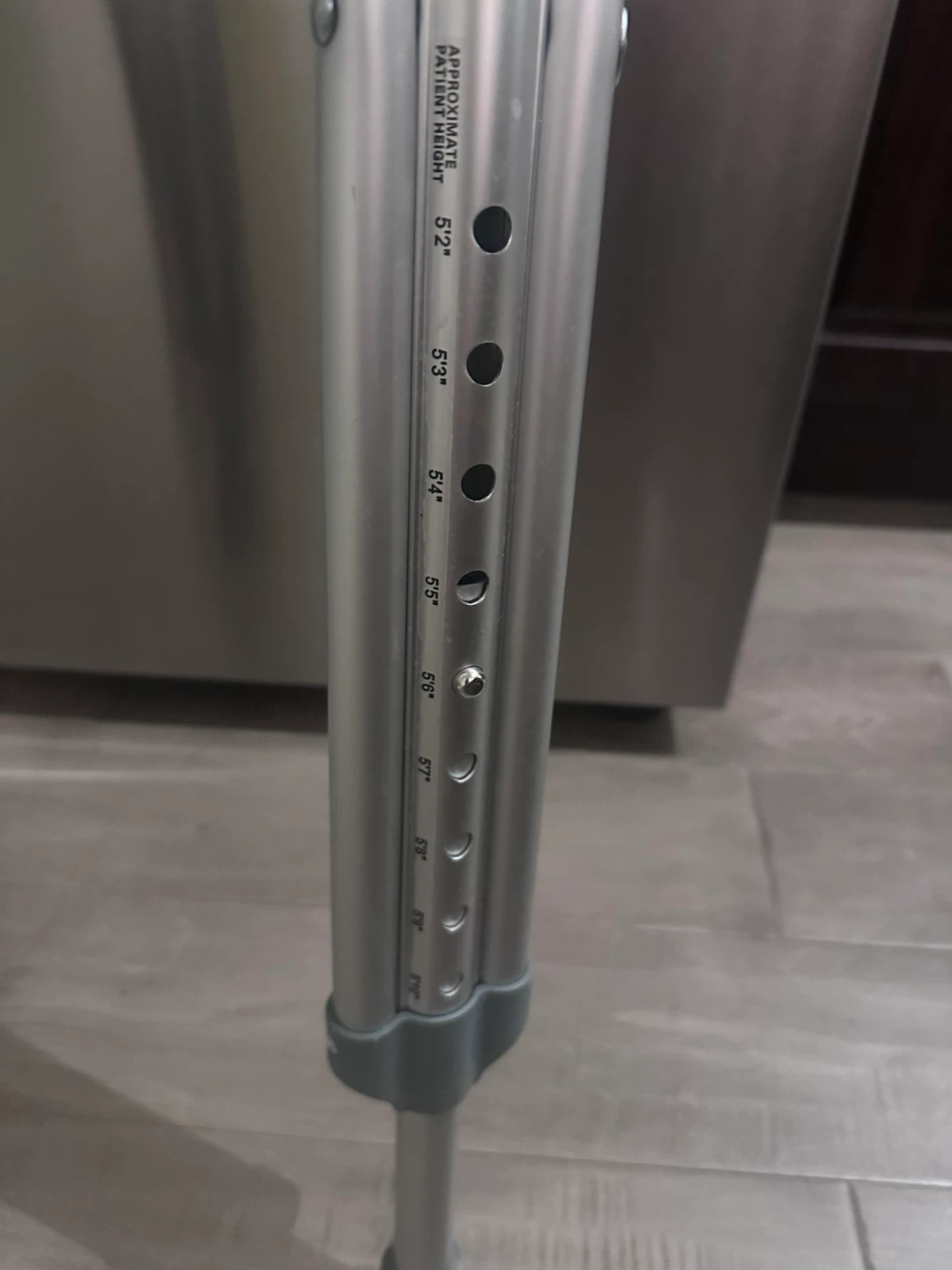 Adjustable Aluminum Crutches - photo 2