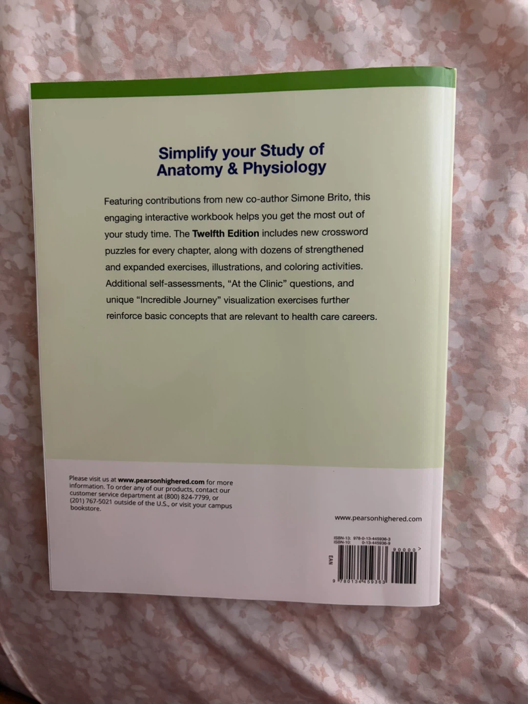 Anatomy & Physiology Coloring Workbook Twelfth Edition Pearson - photo 2