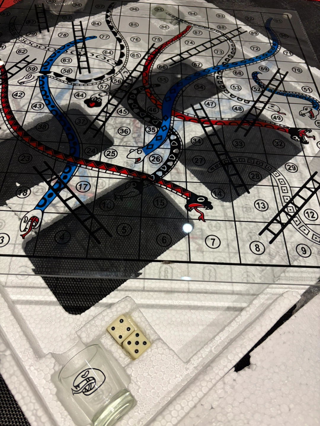 Shot Glass Snakes 'n' Ladders Game - photo 4