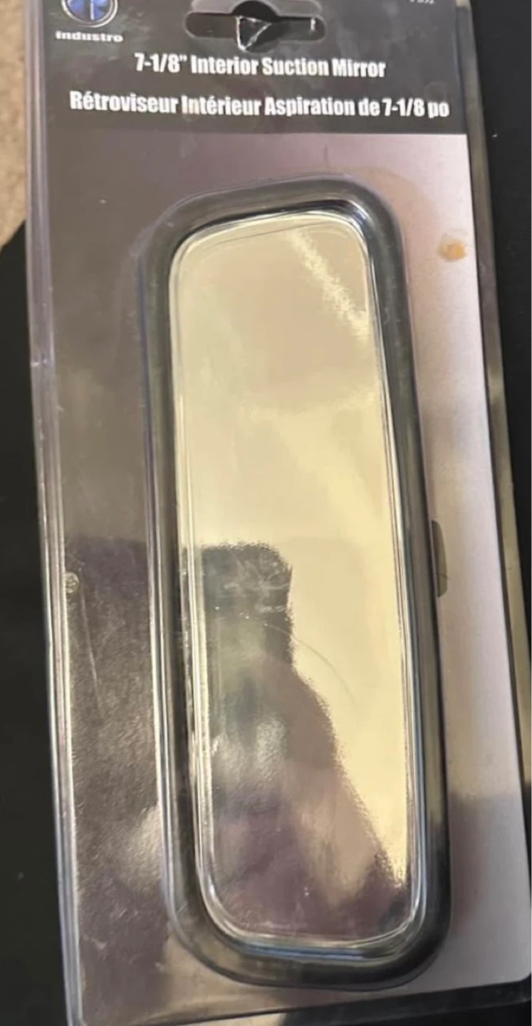 Industro 7-1/8" Interior Suction Mirror