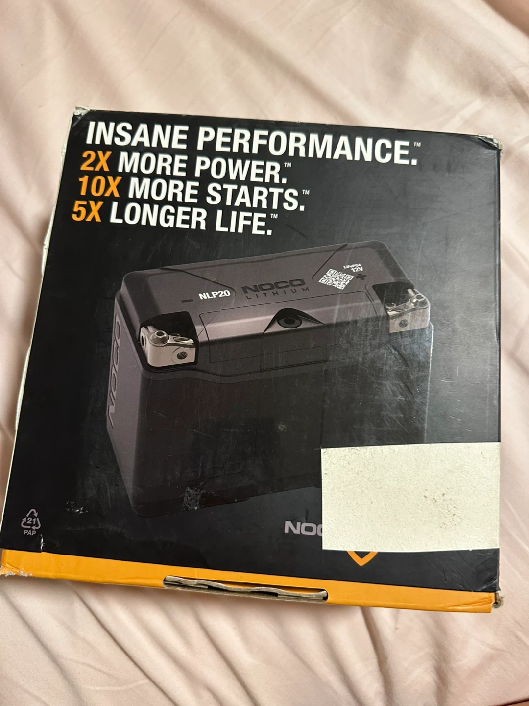 NOCO Lithium NLP20 12V 600A Battery - photo 3