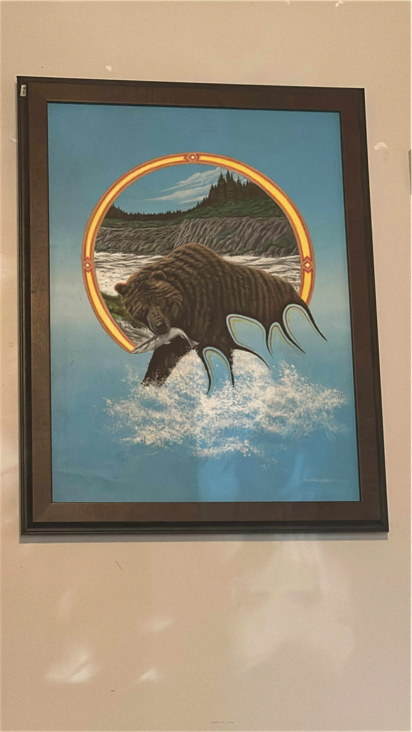 Framed Artwork: Bear