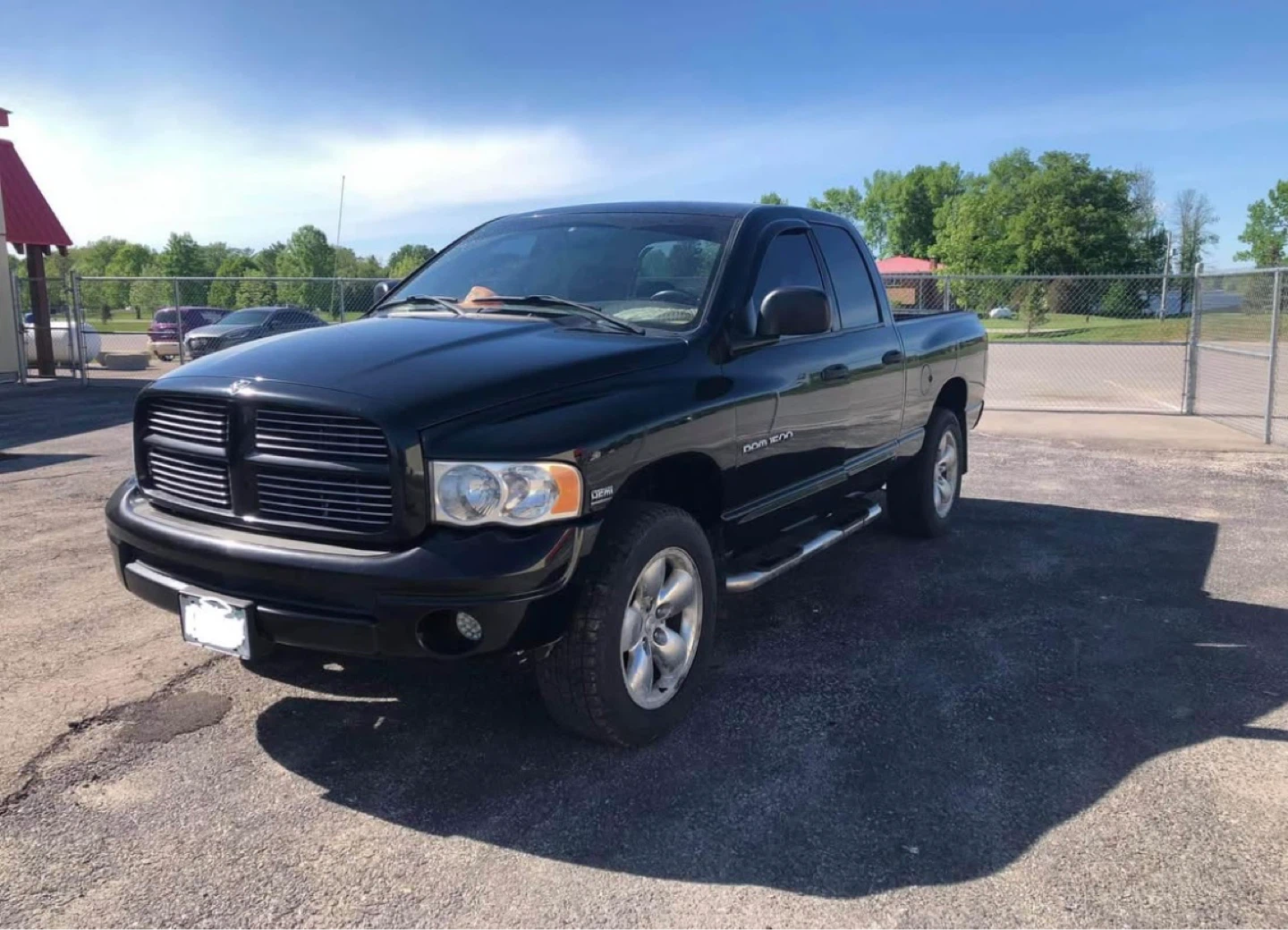 Black Dodge Ram 1500 Pickup Truck