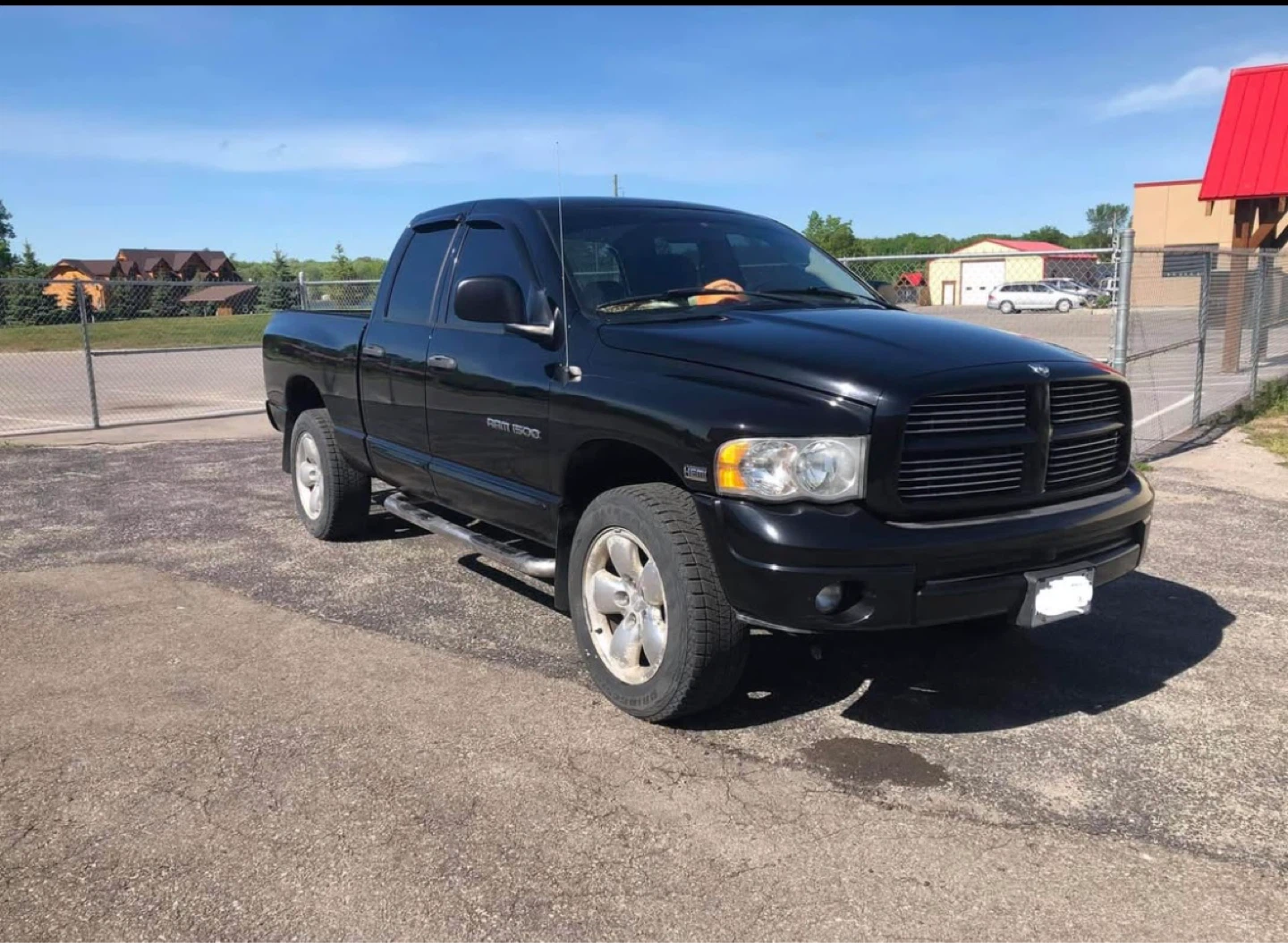 Black Dodge Ram 1500 Pickup Truck - photo 2