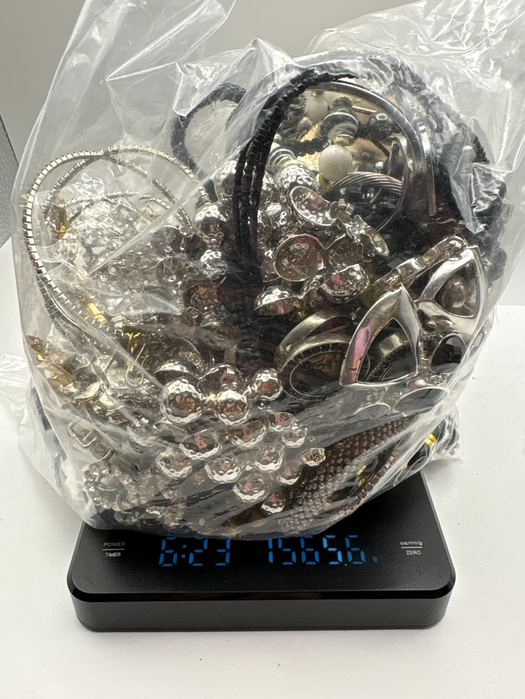 Silver Crystal Black Vintage Jewelry For Craft 1.5kg - photo 2
