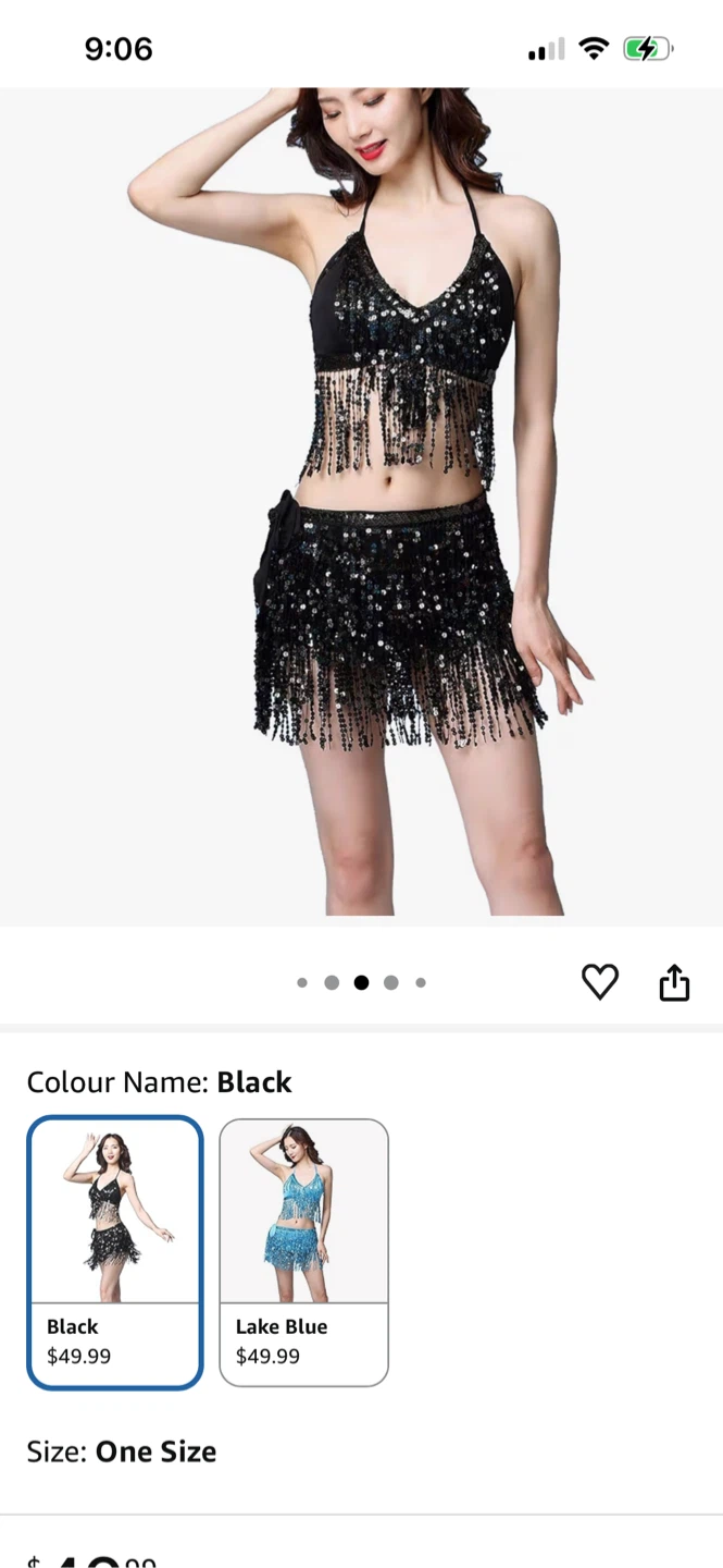 Sequin Fringe Dance Skirt - photo 4