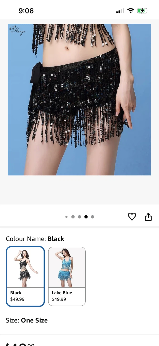 Sequin Fringe Dance Skirt - photo 3