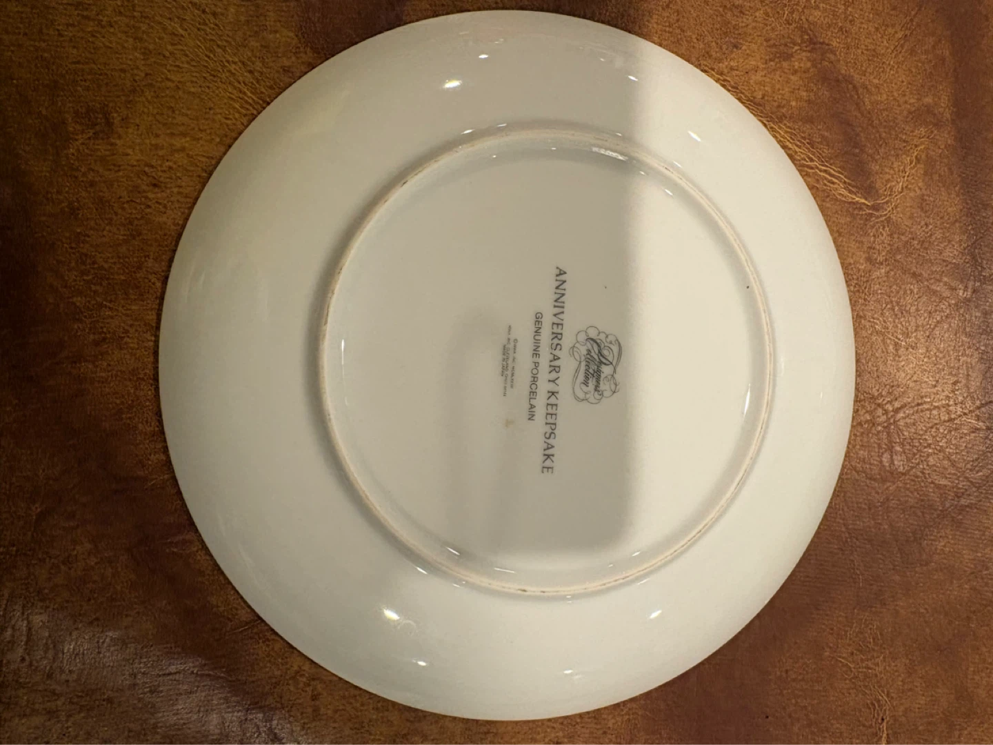 Anniversary Keepsake Plate - Genuine Porcelain - photo 2