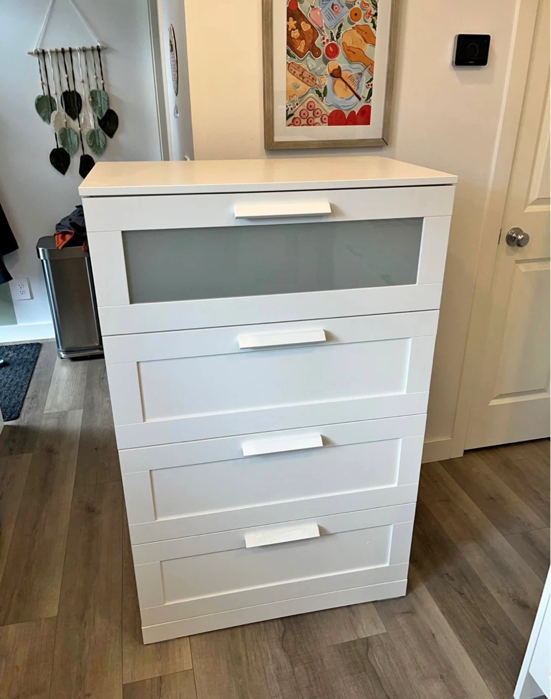 IKEA BRIMNES white dresser with 4 drawers
