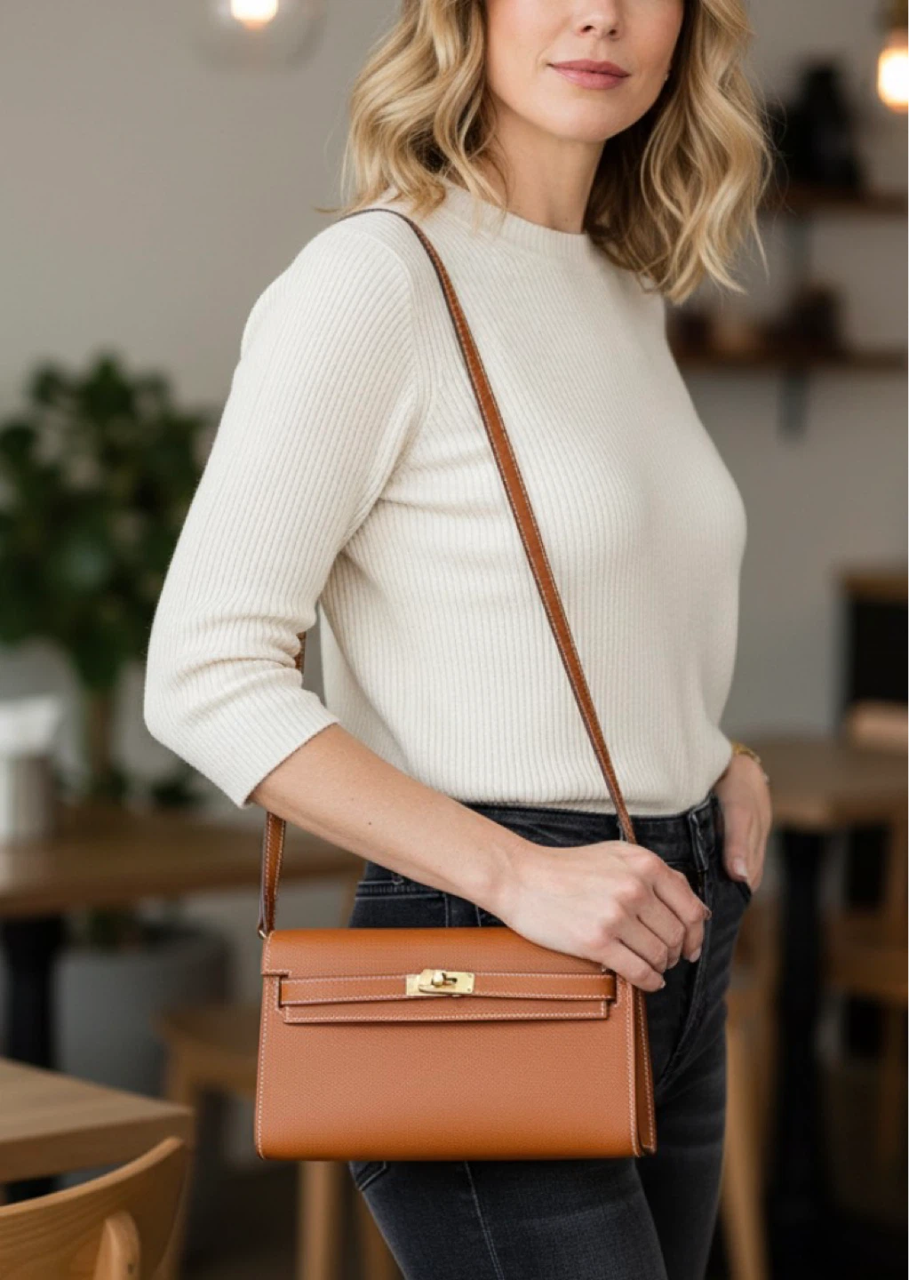 Kelly style shoulder bag - photo 5