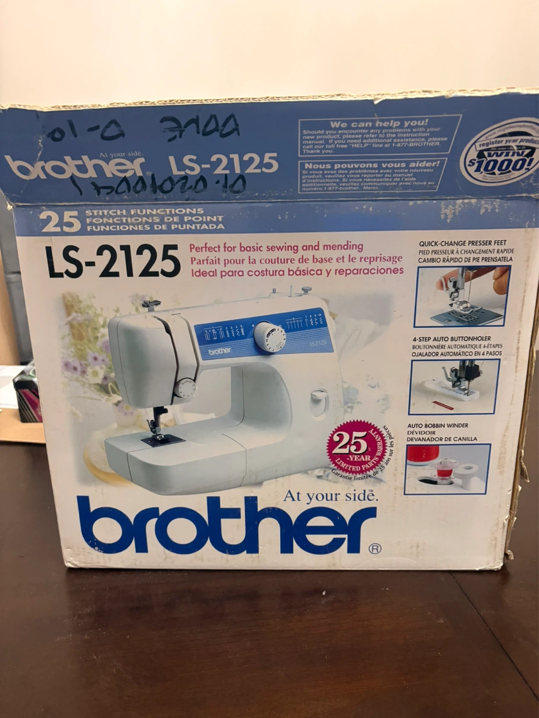 Brother LS-2125 Sewing Machine - photo 3