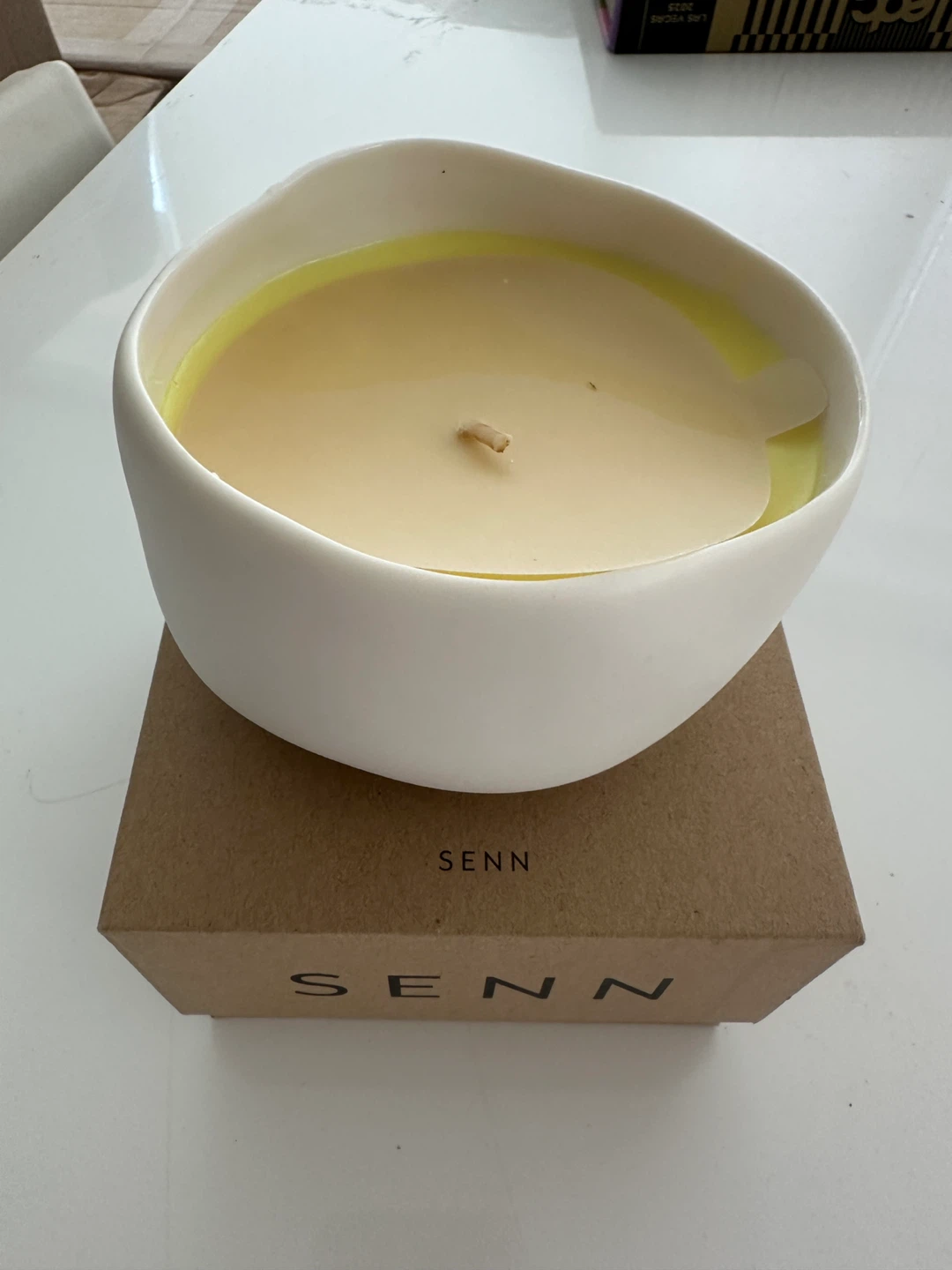 SENN Linen Scented Shape Candle