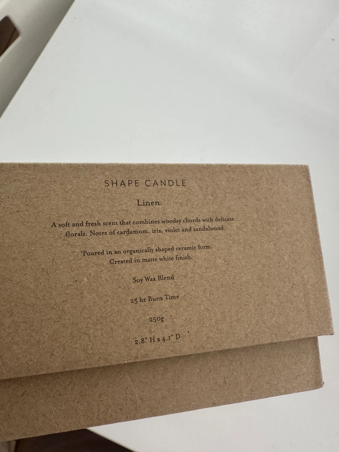 SENN Linen Scented Shape Candle - photo 3