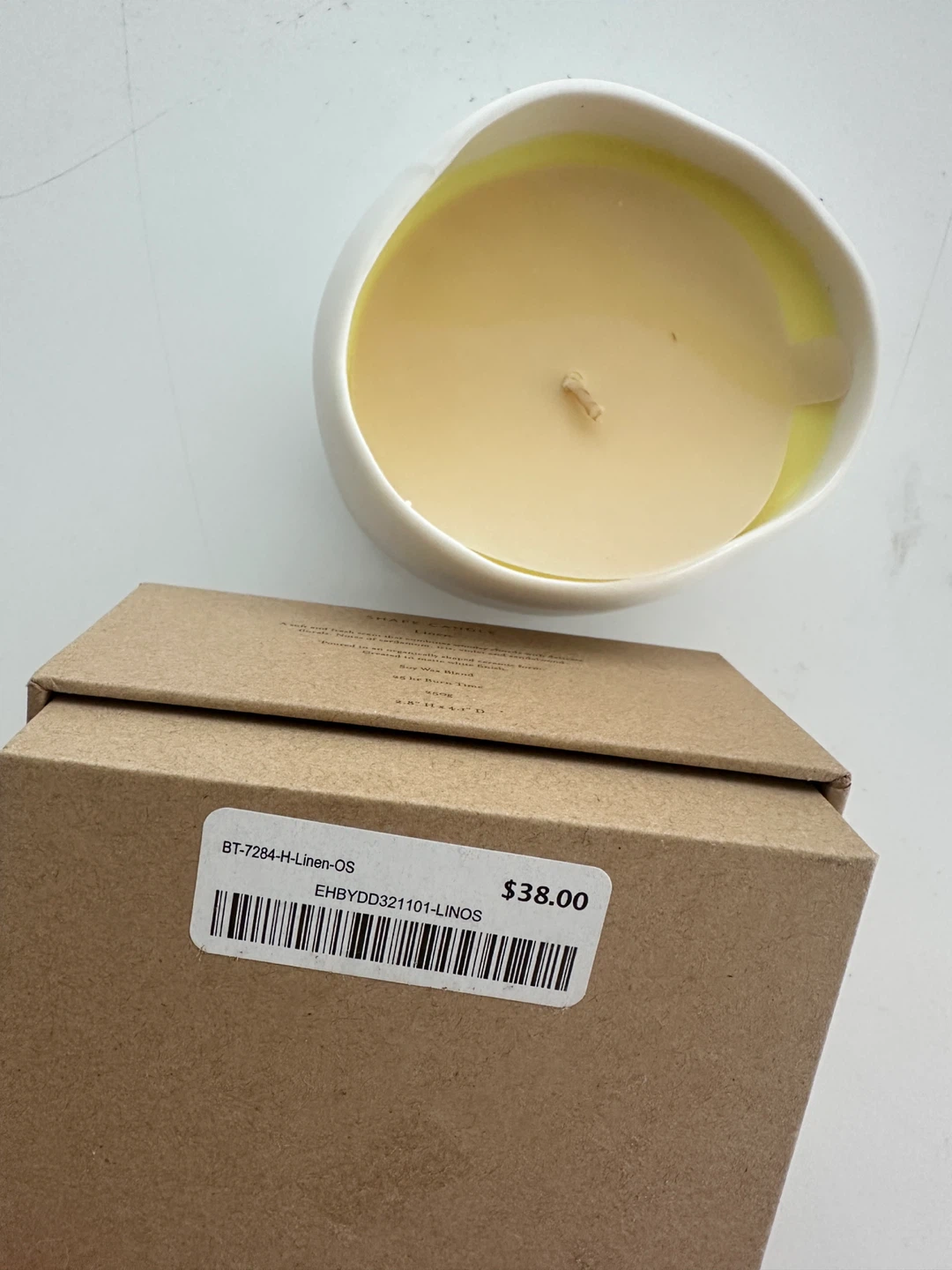 SENN Linen Scented Shape Candle - photo 2