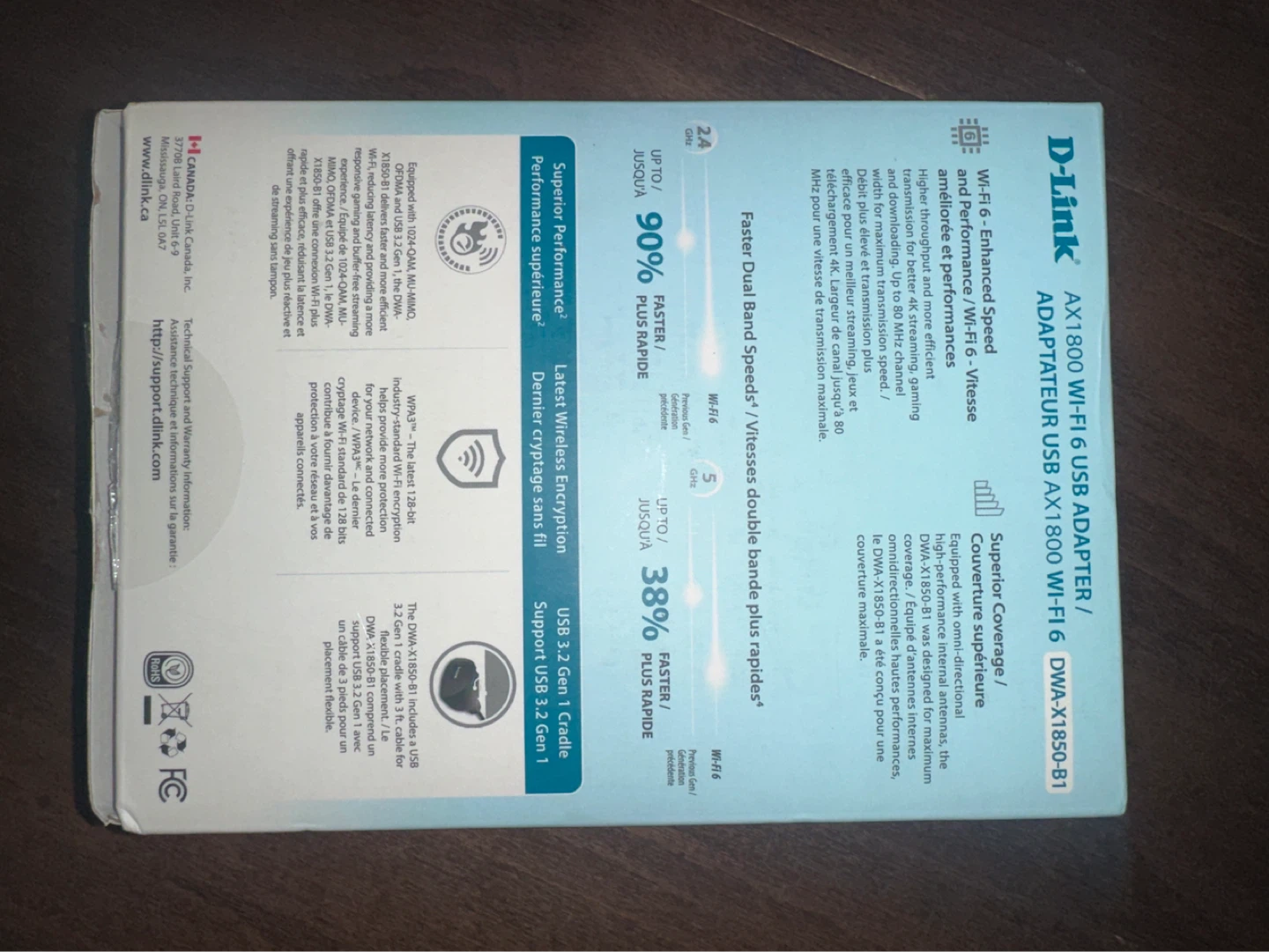 D-Link AX1800 Wi-Fi 6 USB Adapter - photo 2