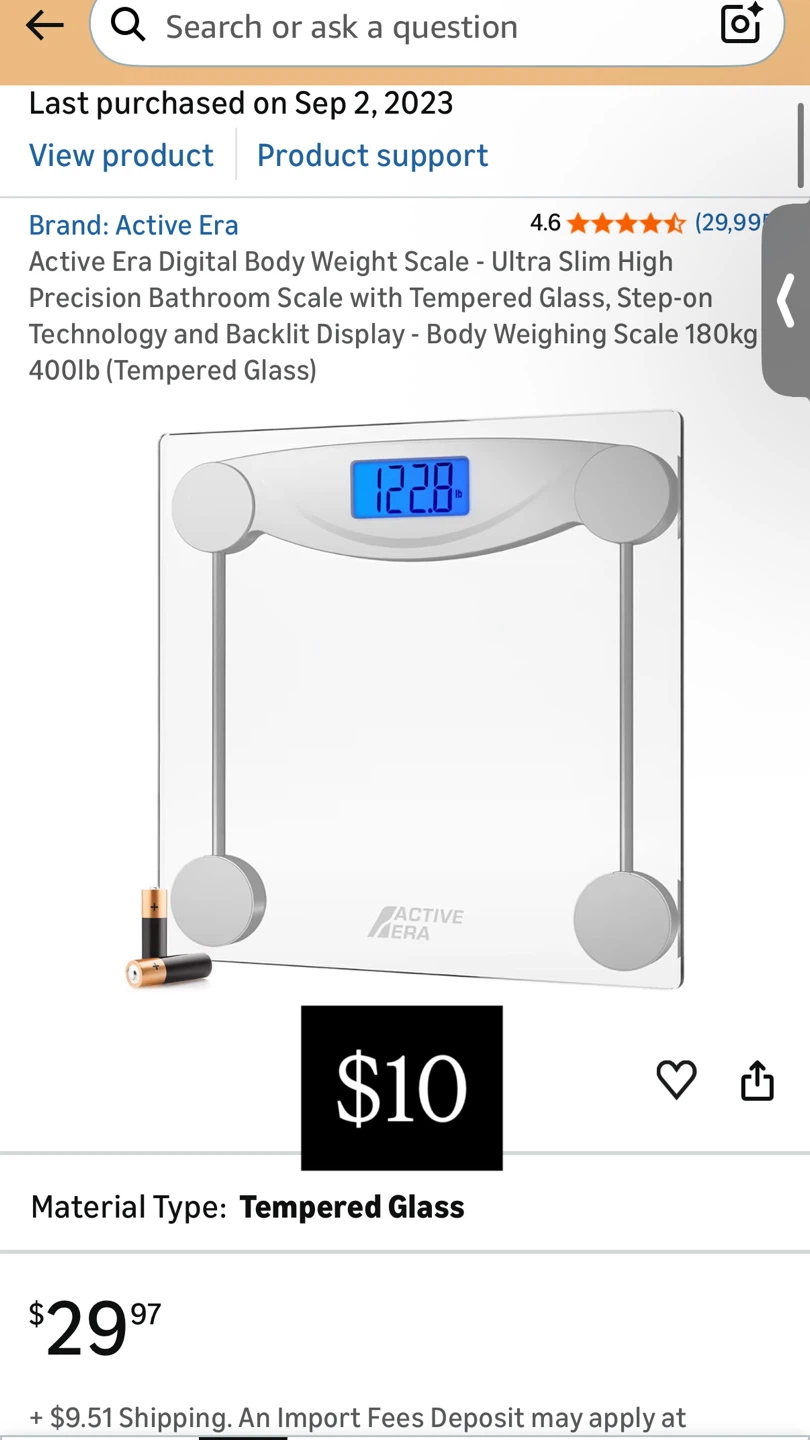 Active Era Digital Body Weight Scale