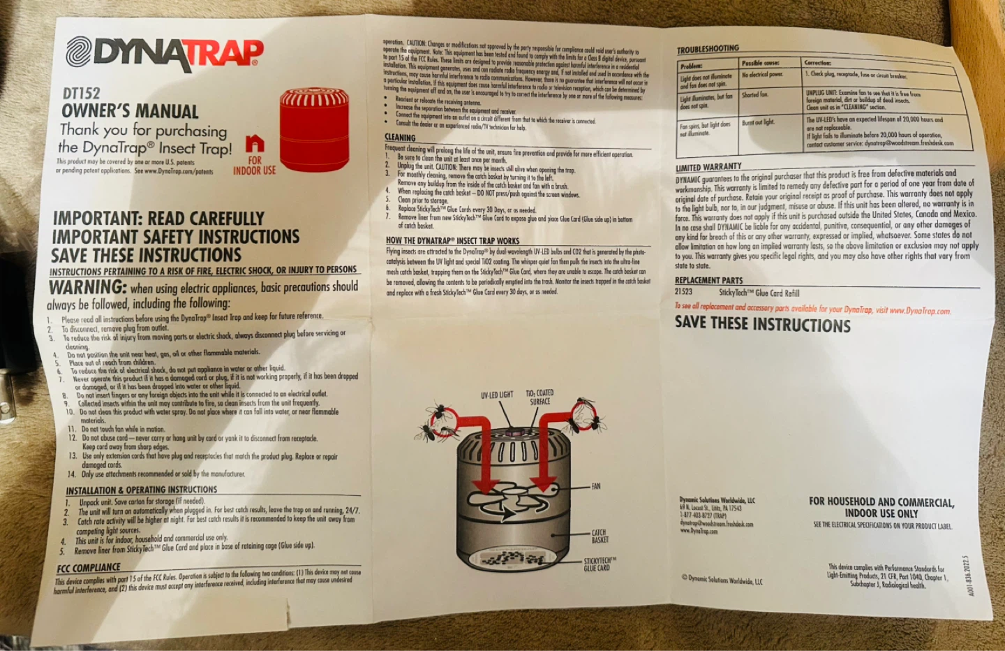 DynaTrap DT152 Insect Trap - photo 3