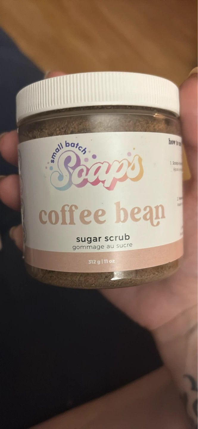 Small Batch Coffee Bean Sugar Scrub